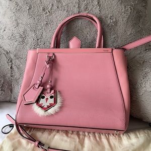 Fendi Petite 2jours in Pink with Flamingo charm